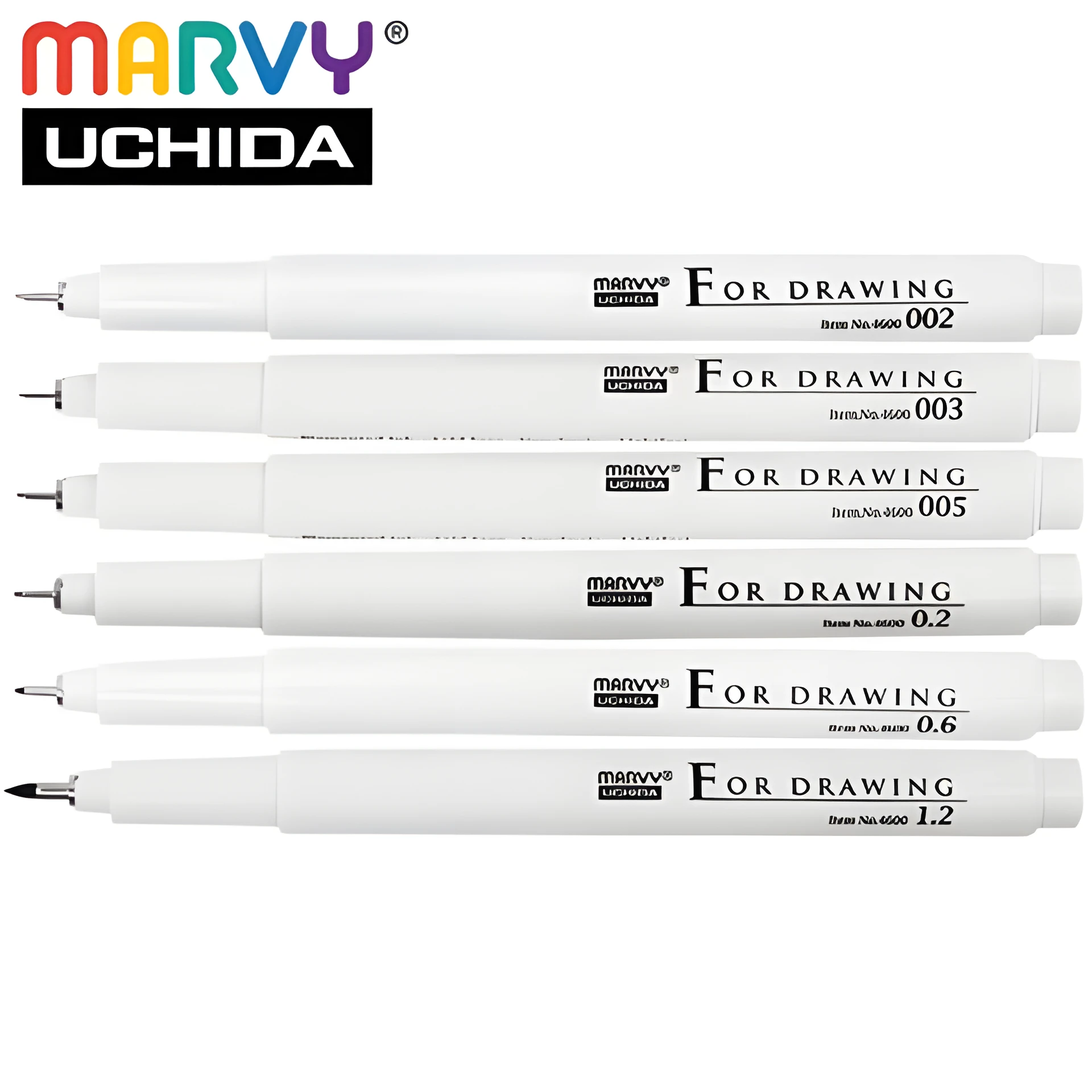 Мульти-лайнер, 0.1 мм, чорний, 4600-S, Marvy