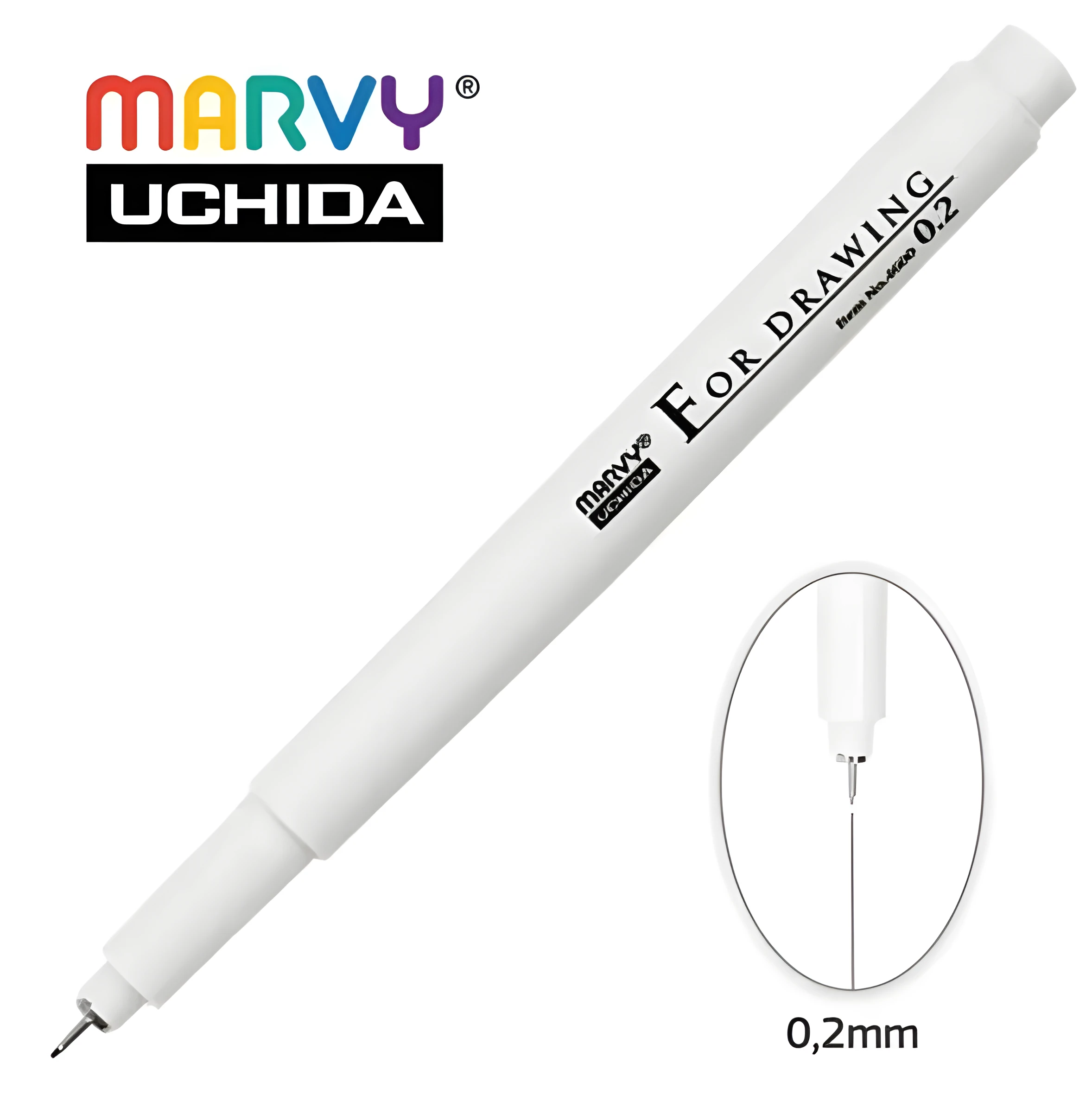 Мульти-лайнер 02мм чорний 4600-S Marvy