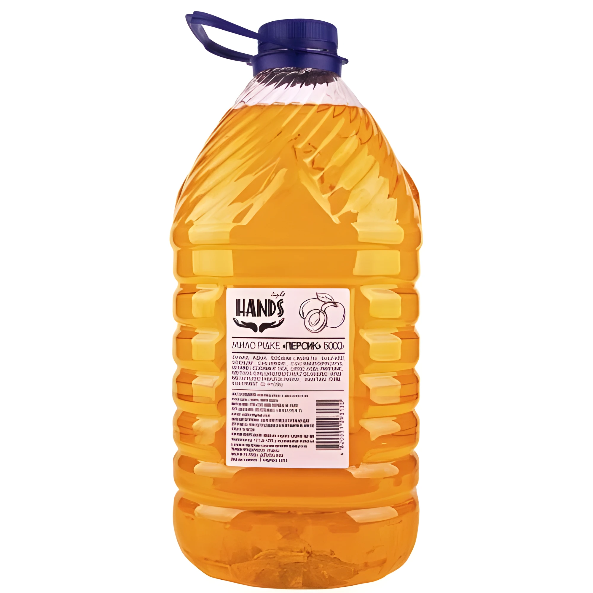 Мило рідке HANDS LIGHT Персик ПЕТ пляшка 5 л.