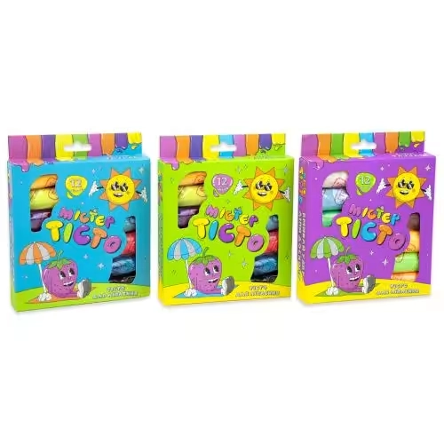 Набір для ліплення Містер тісто 12 штук Strateg — фото 2