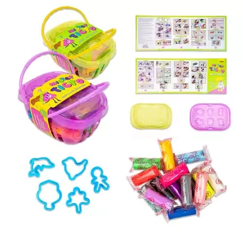 Набір для ліплення Містер тісто 15 штук у корзинці Strateg — фото 2