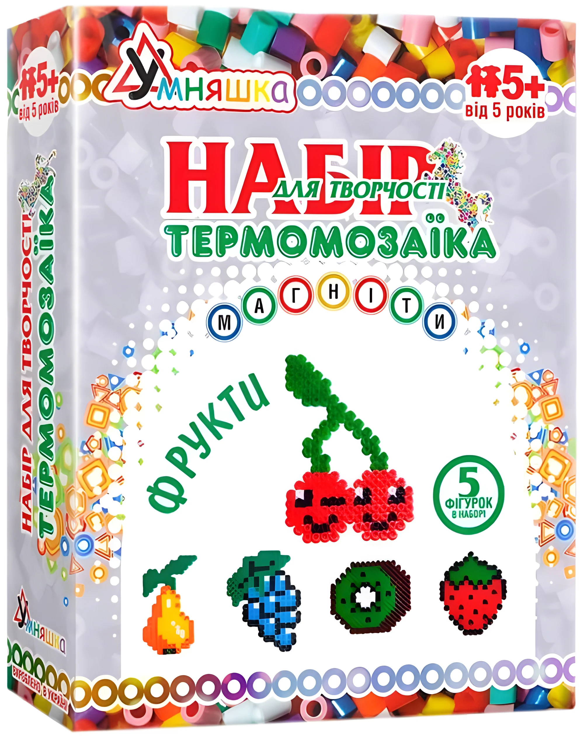 Набір для творчості Умняшка Магніти з термомозаїки Фрукти ТМ-010