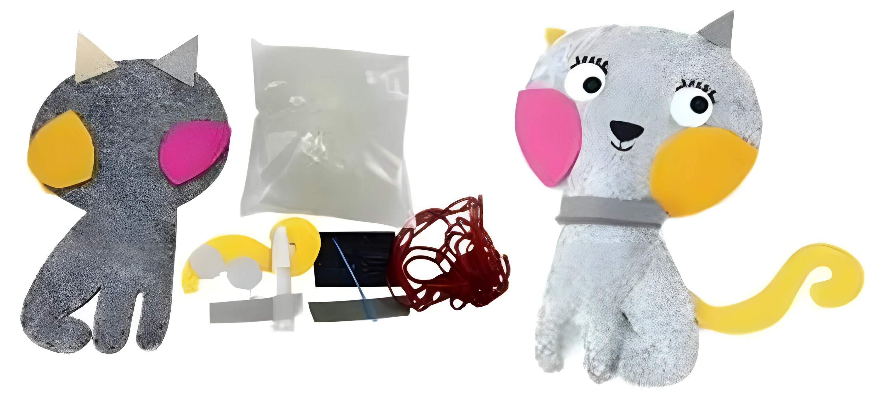 Набір для творчості Зший Котика з фетру 23см 8991-1