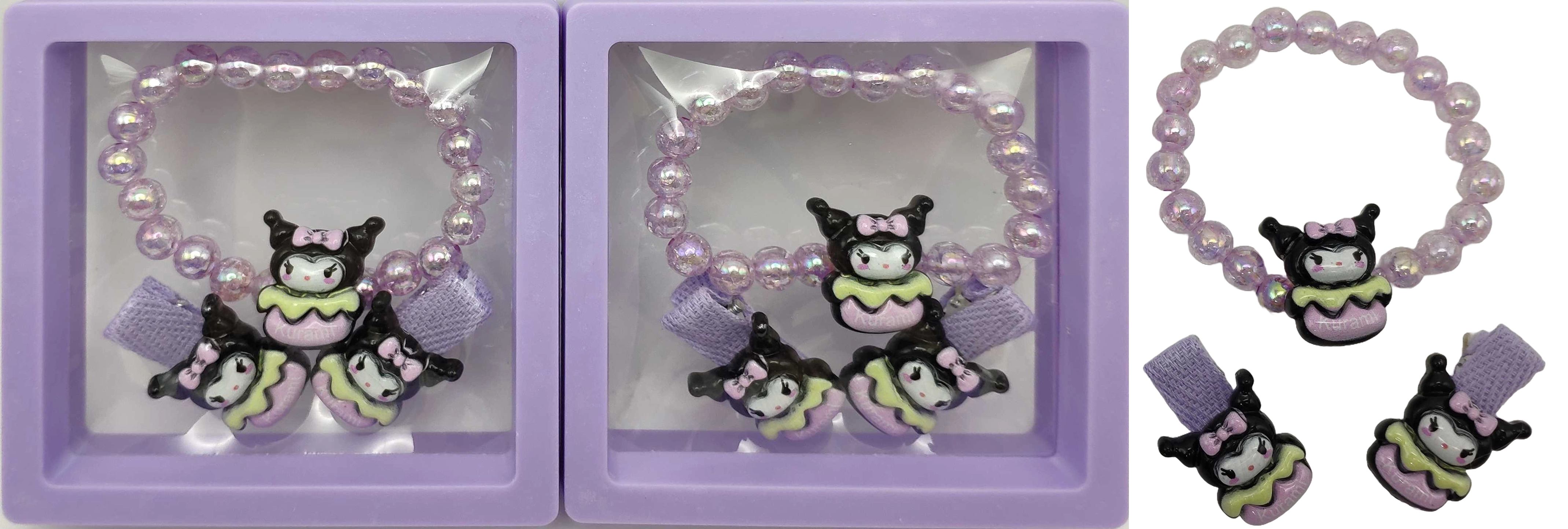 Набір дитячої біжутерії Зайчик Kuromi — фото 2