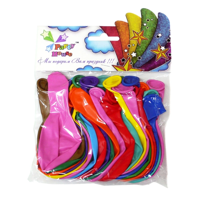 Набір кульки 10 дюймів пастель асорті, 25 шт — фото 2