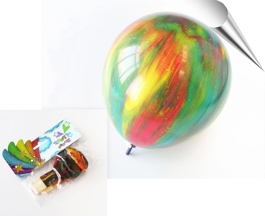 Набір кульки 14 дюймів мармур, 2 шт — фото 2