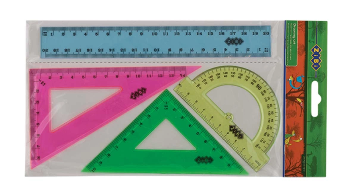 Набір лінійок 20см. 5683-99 ZiBi — фото 2