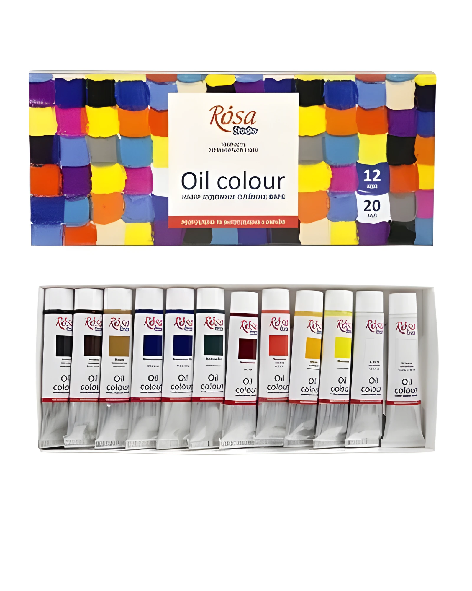Набір олійних фарб 18*20мл ROSA Studio