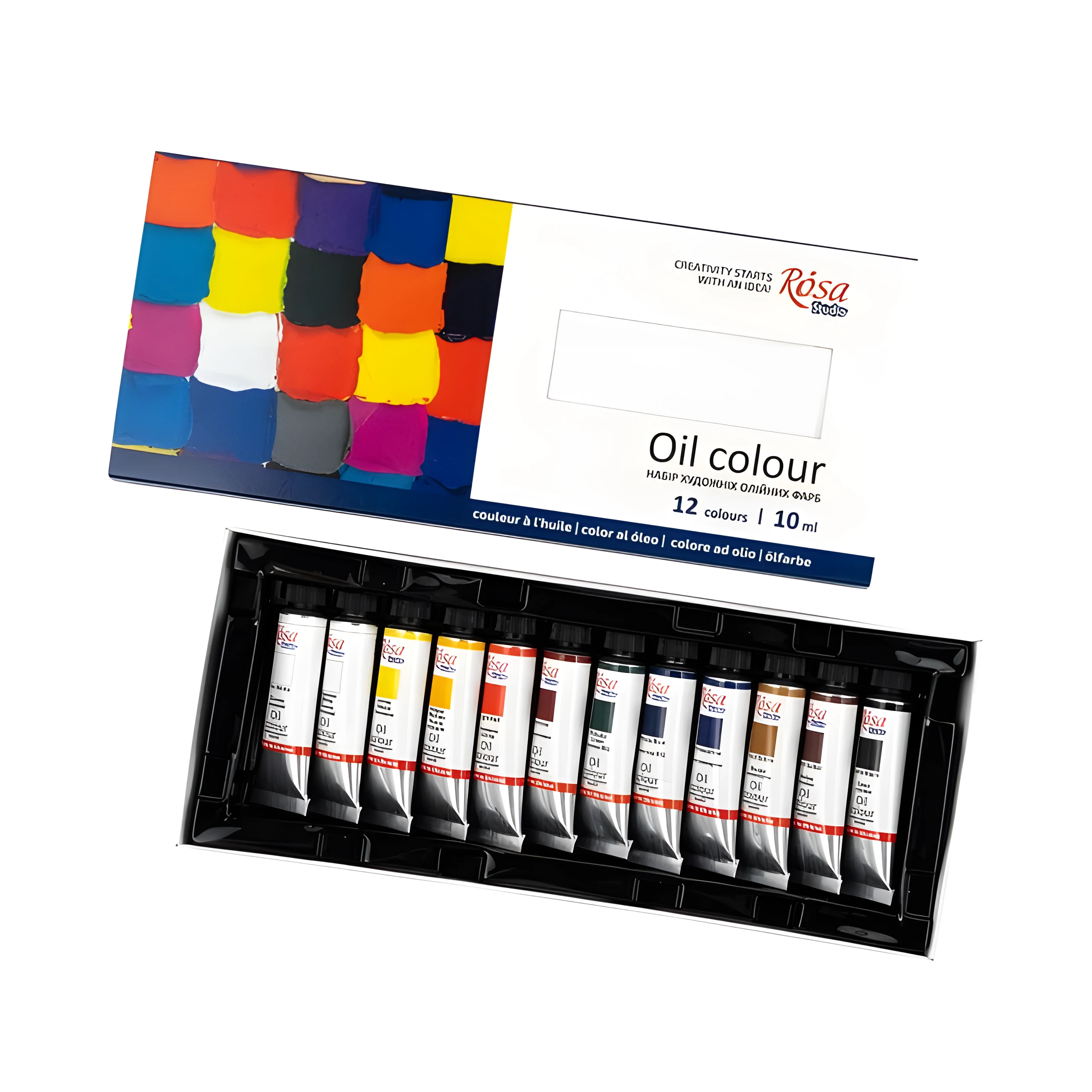 Набір олійних фарб Rosa Studio 12х10мл