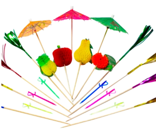 Набір шпильки фрукти асорті, 20 шт — фото 2