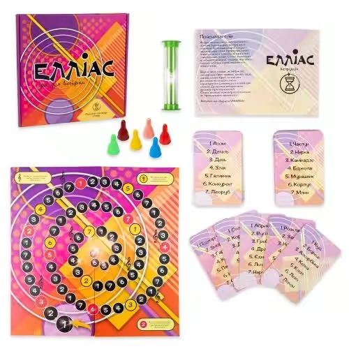 Настільна гра Strateg Елліас розважальна українською мовою — фото 2