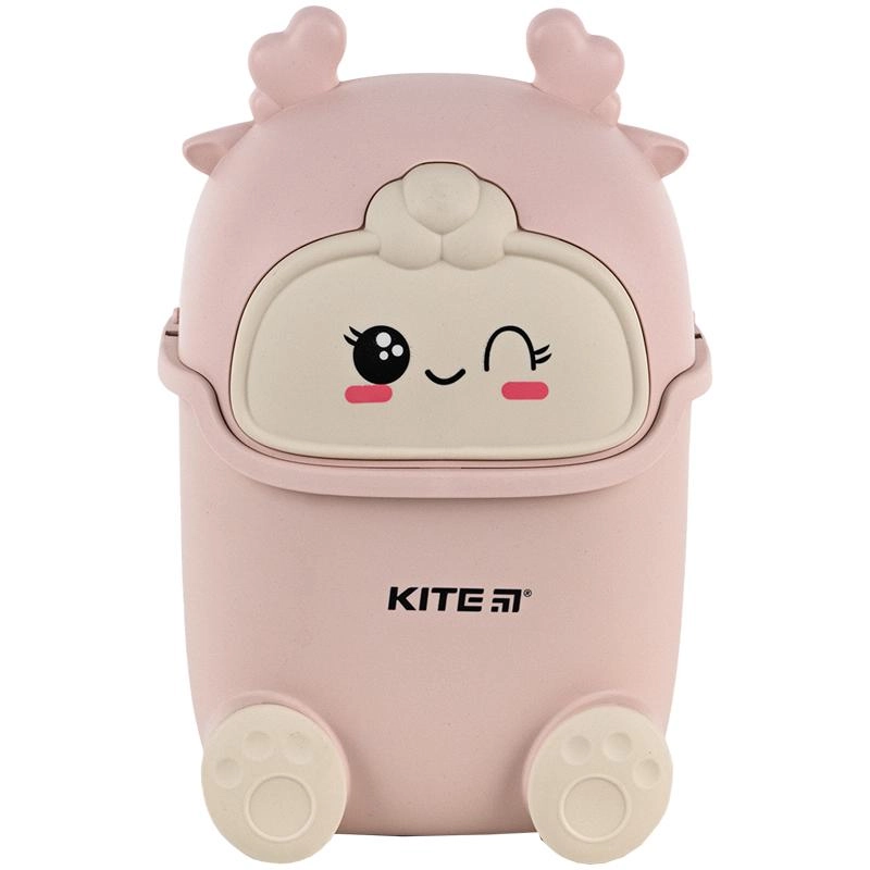 Настільний контейнер для сміття Kite рожевий — фото 2