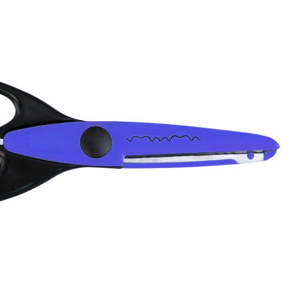 Ножиці дитячі Зіг-заг 165мм 5020 ZiBi сині — фото 2