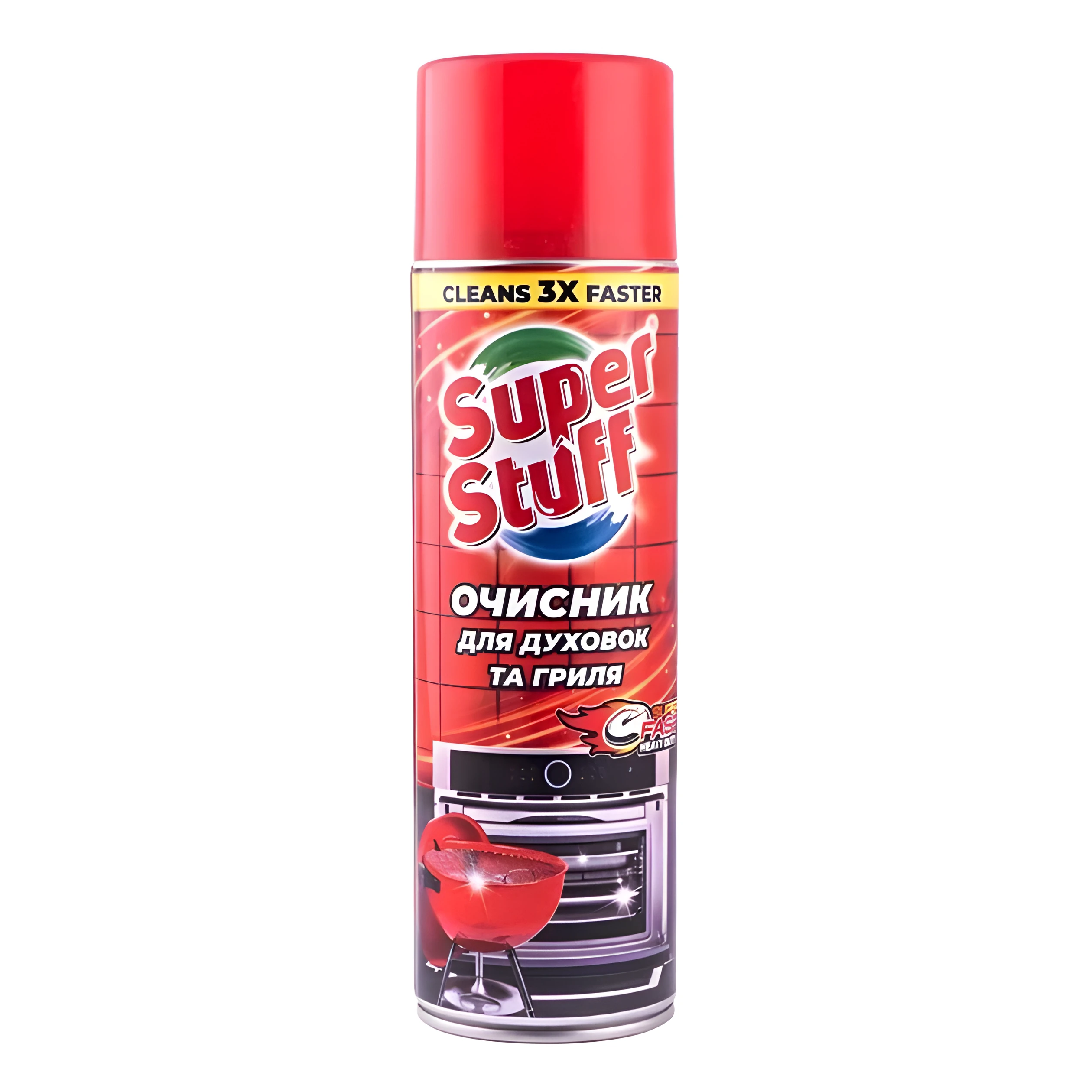 Очисник для духовок та гриля Super Stuff аерозоль 500мл SF51639