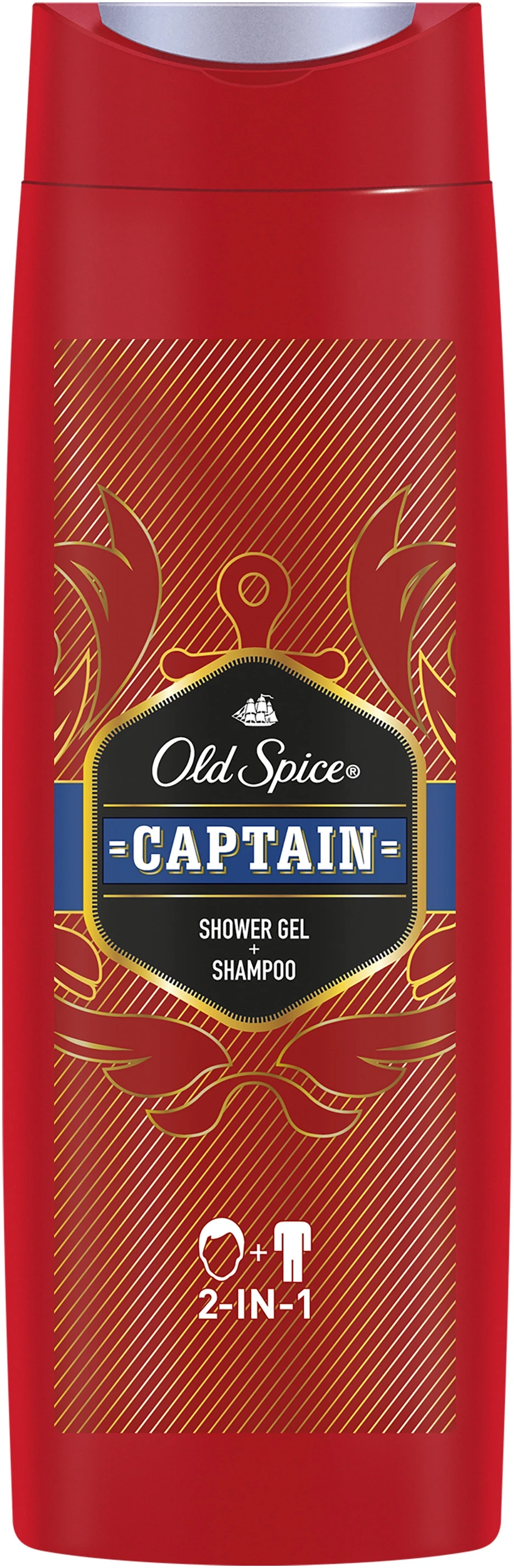 OLD SPICE Гель для душу + Шамп. 2в1 Кептан 400мл