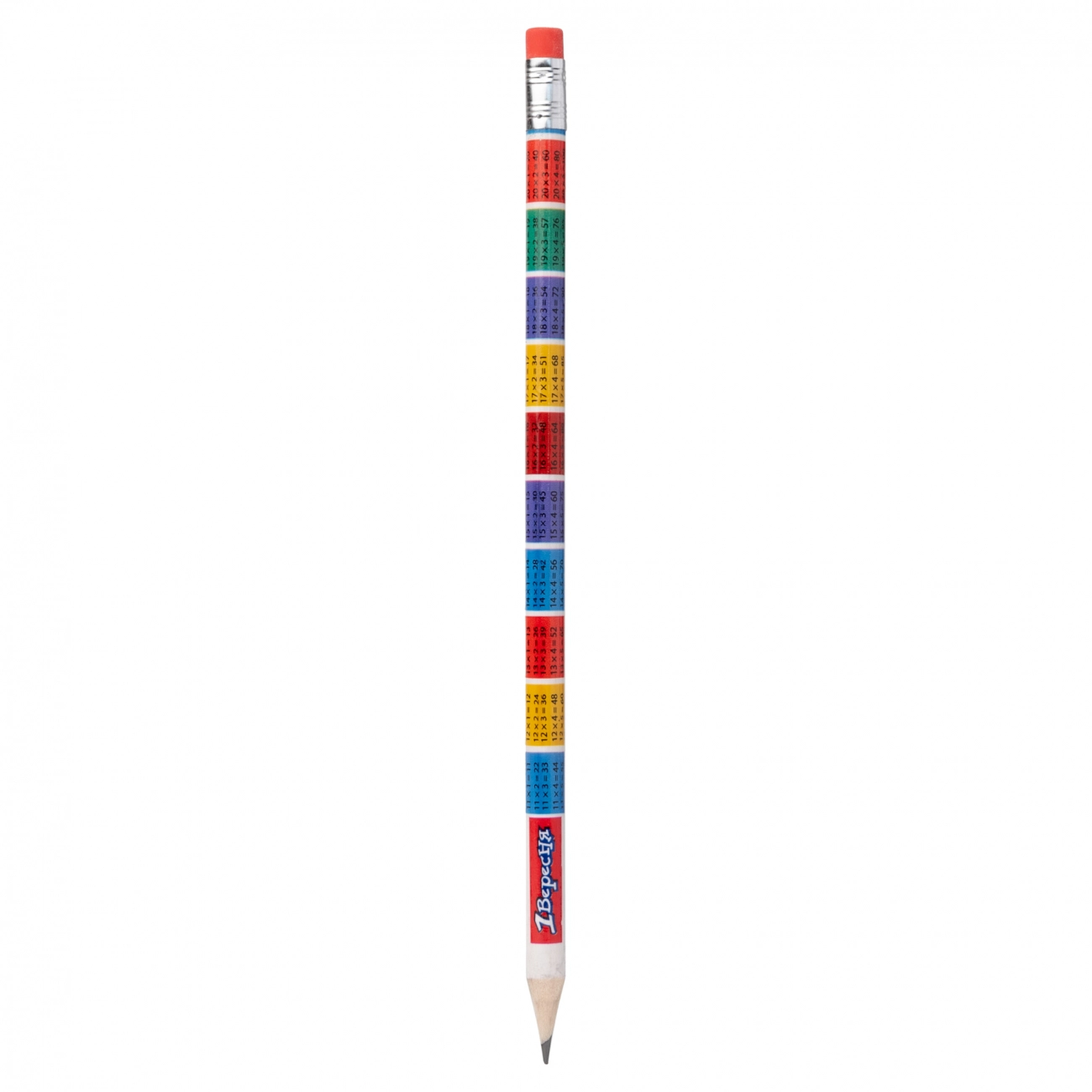 Олівець чорнографітний 1 Вересня з таблицею множення — фото 2