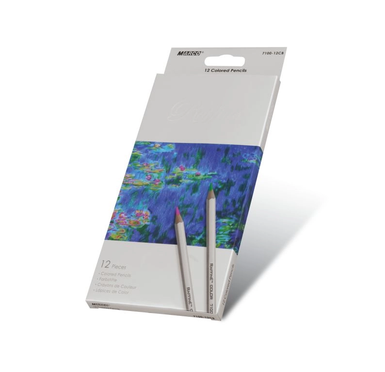 Олівці кольорові 12 кольорів Raffine 7100-12СВ MARCO — фото 2