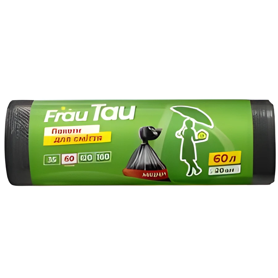 Пакети для сміття Frau Tau HDPE 60л 20шт