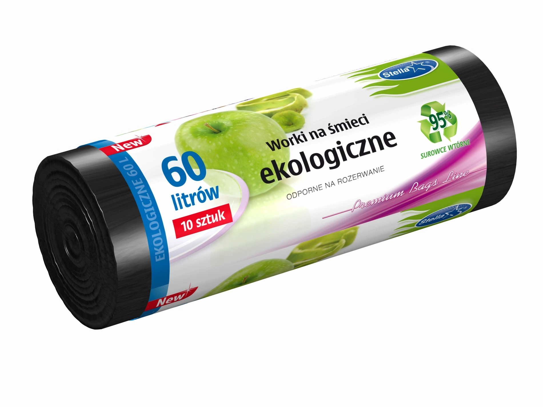 Пакети для сміття Stella LDPE 60 л 10 шт