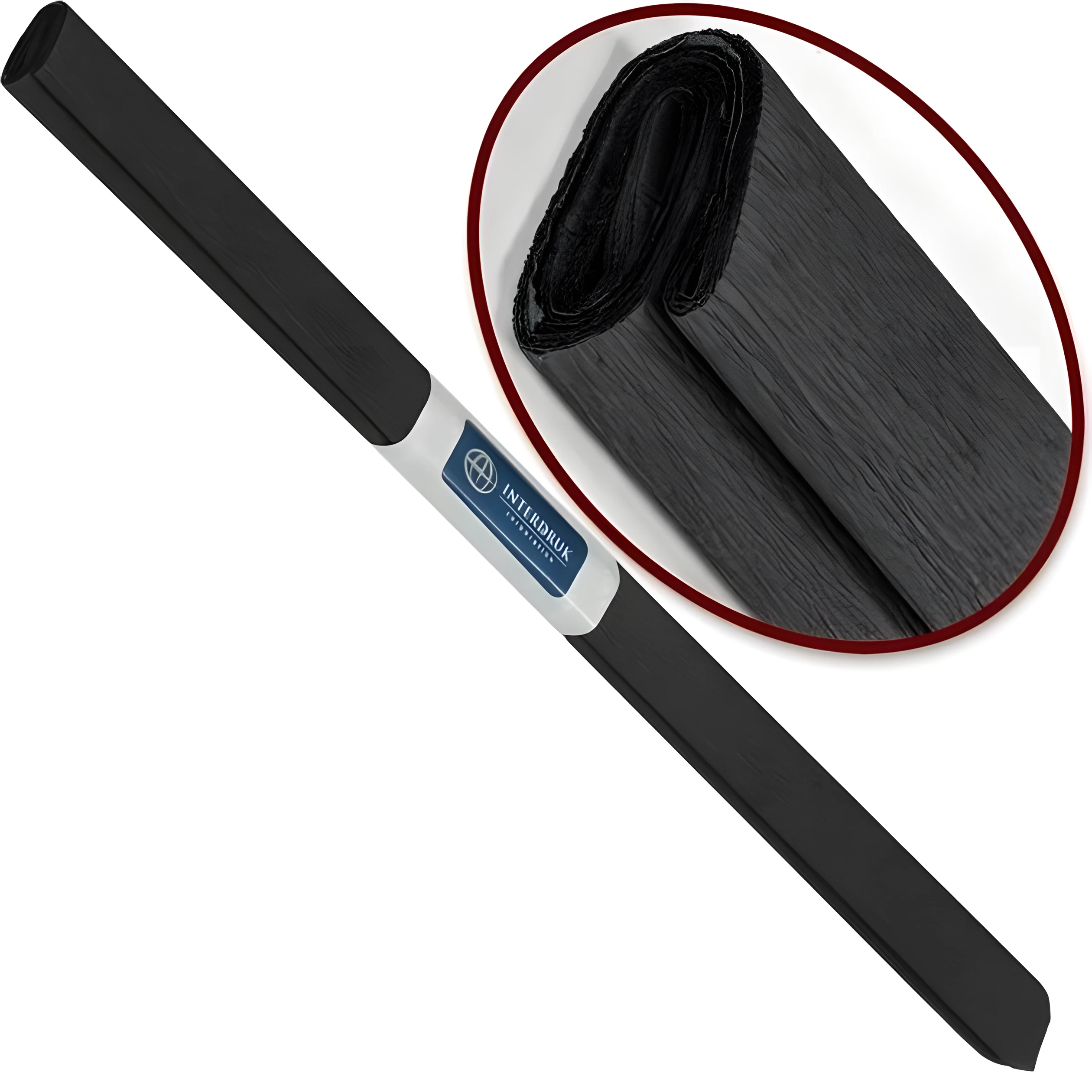 ПАПІР ГОФРОВАНИЙ 50*200см М Г INTERDRUK №30 чорний