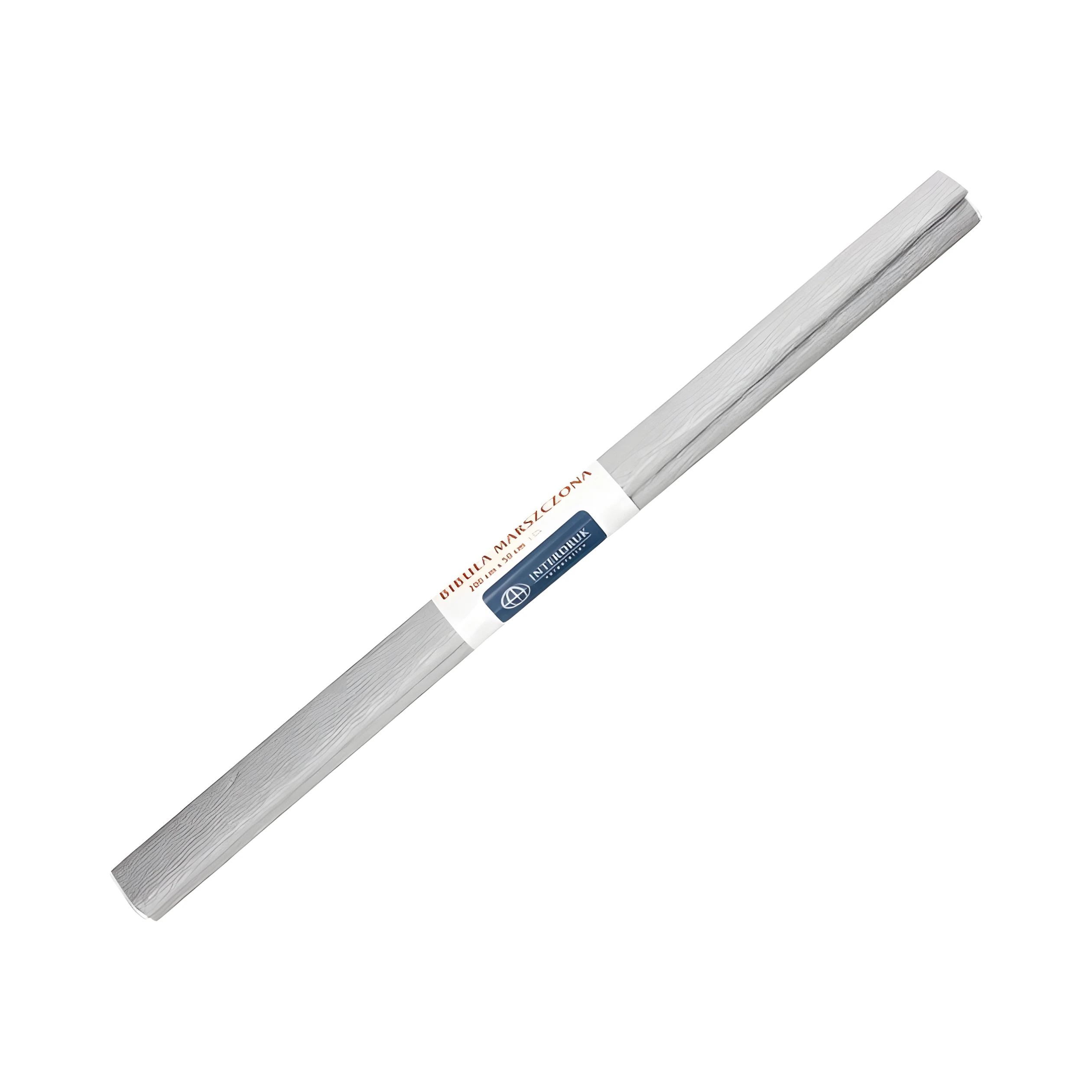ПАПІР ГОФРОВАНИЙ 50*200см М Г INTERDRUK №31 срібло 990886,
