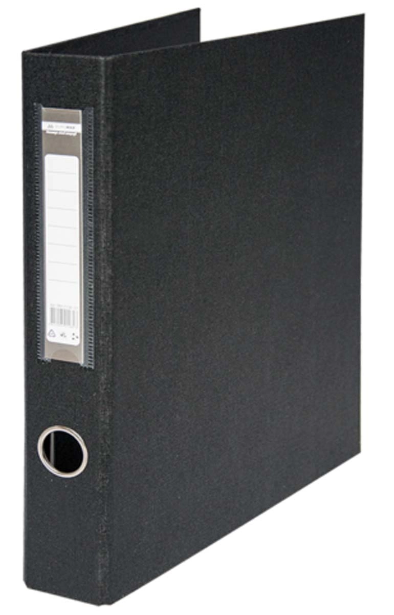 Папка А4 на 4 кільцях PVC 40мм Buromax чорна — фото 2