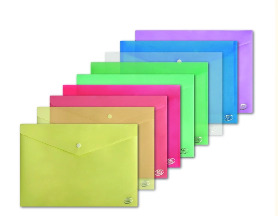 Папка-конверт А4 прозора на кнопці 120 мкм — фото 2