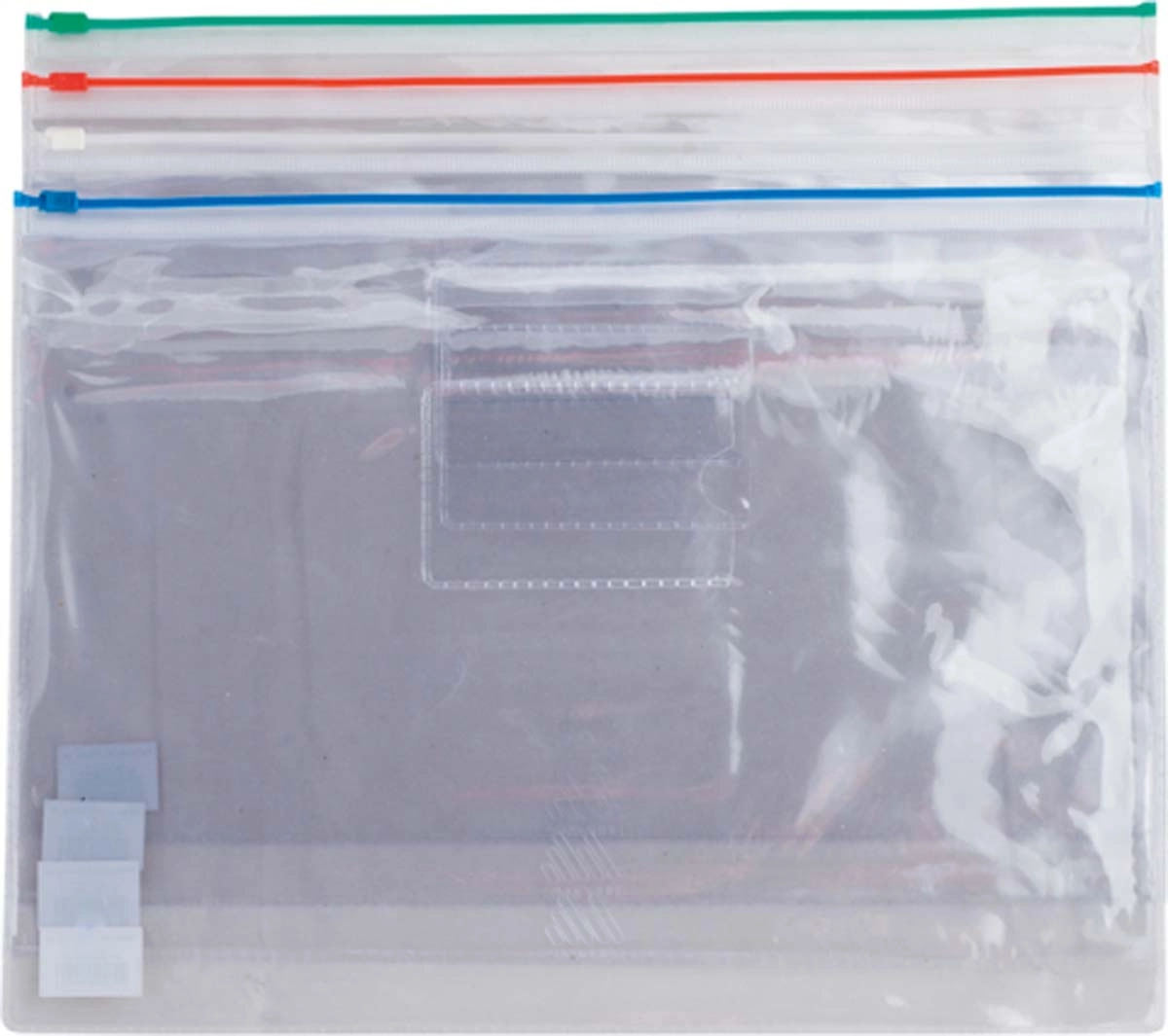 Папка-конверт на блискавці zip-lock А4 глянцева BUROMAX — фото 2