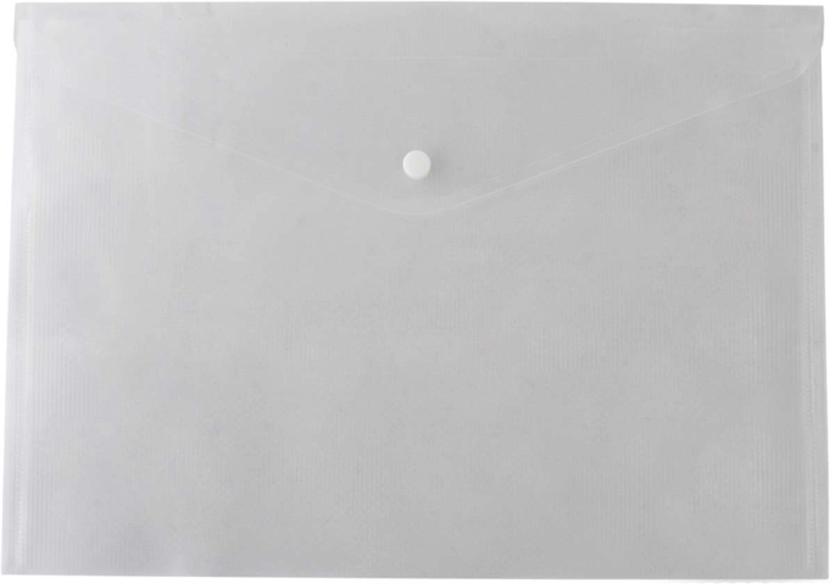 Папка-конверт на кнопці А4 глянцева прозора BUROMAX — фото 2