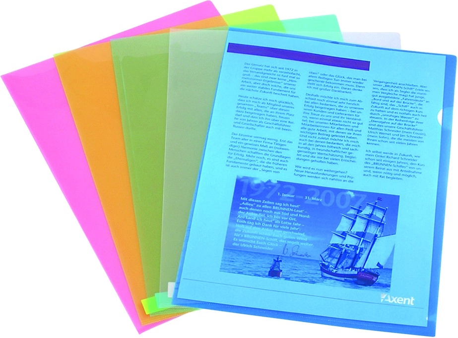 Папка-кутик А4 Axent 180 мкм червона — фото 2