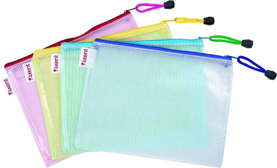 Папка на блискавці В5 Axent з міцною сіткою — фото 2