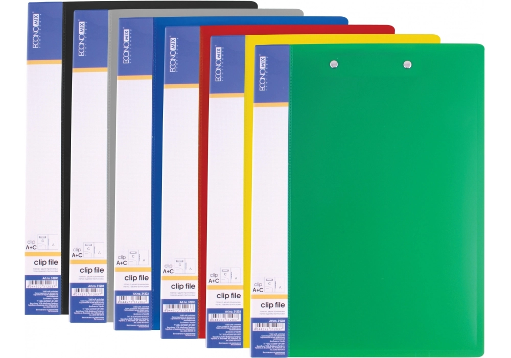Папка-швидкозшивач А4 з кліпом та механізмом — фото 3