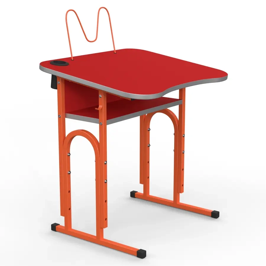Парта шкільна ергономічна 05 нахил 4-6зр гр 600х500 — фото 2