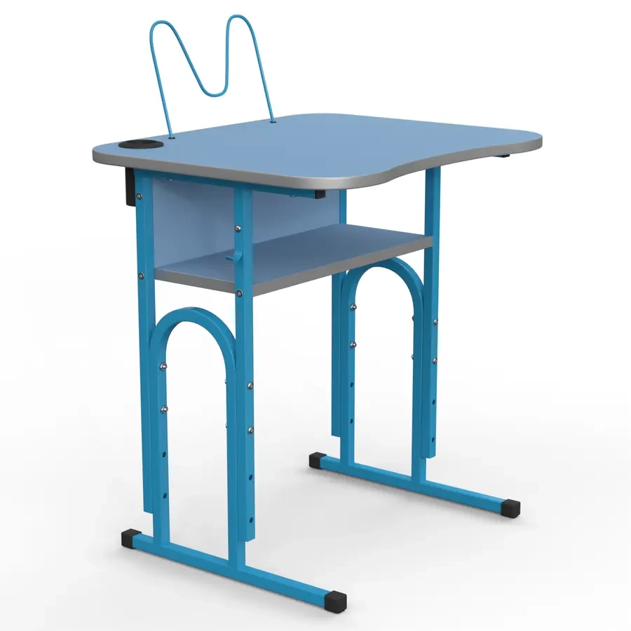 Парта шкільна ергономічна 05/стакан для ручок пюпітр/4-6зр гр 600х500 1941 — фото 2