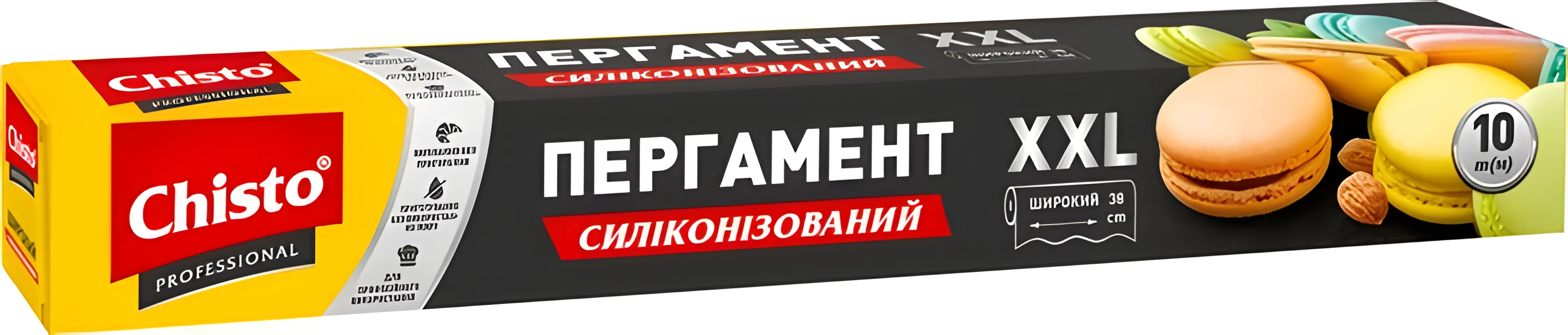 Пергамент для випікання Chisto 10м/380мм Силіконізований