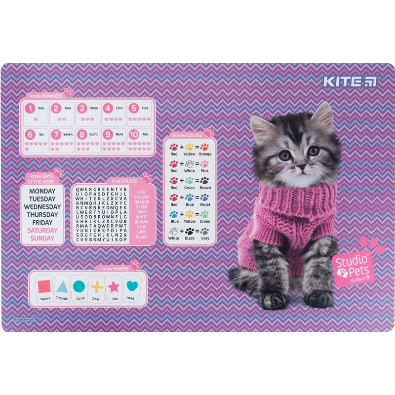 Підкладка для письма 42 5x29см PP Kite — фото 2