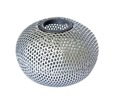 Підставка для скріпок BUROMAX КУЛЯ металева срібляста — фото 2