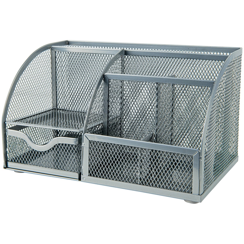 Підставка-органайзер для ручок AXENT металева срібляста 2125-03-A — фото 2