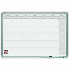 Планер настінний 2х3 на Місяць в алюмінієвій рамці ALU23 90x60 TP004 — фото 2