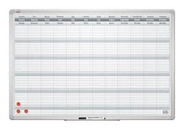 Планер настінний 2х3 на Рік в алюмінієвій рамці ALU23 90x60 TP005 — фото 2