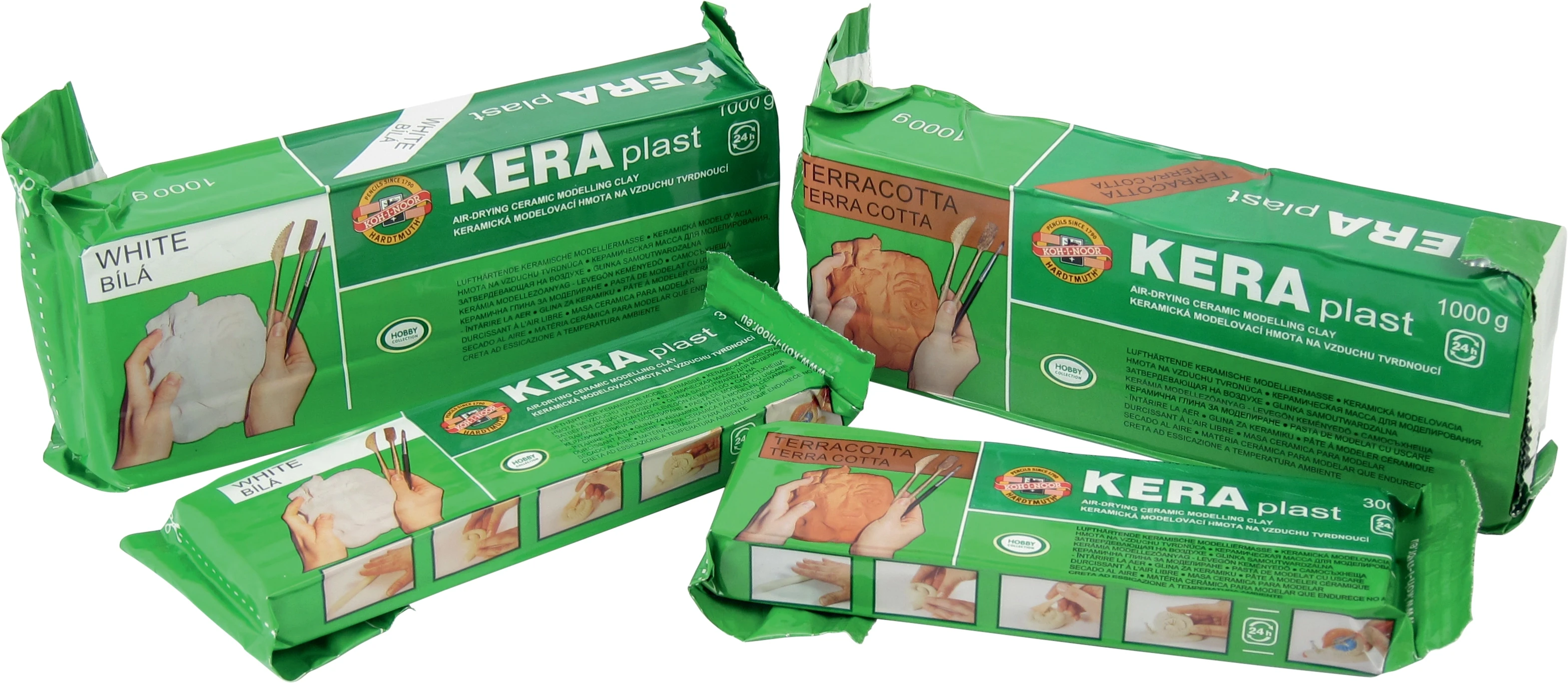 Пластилін К-I-N Keraplast 300гр. білий