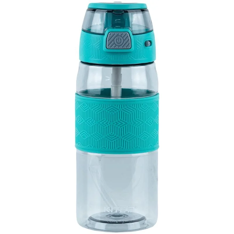 Пляшечка для води Kite 600 мл сіро-зелена K24-1201-1 — фото 2