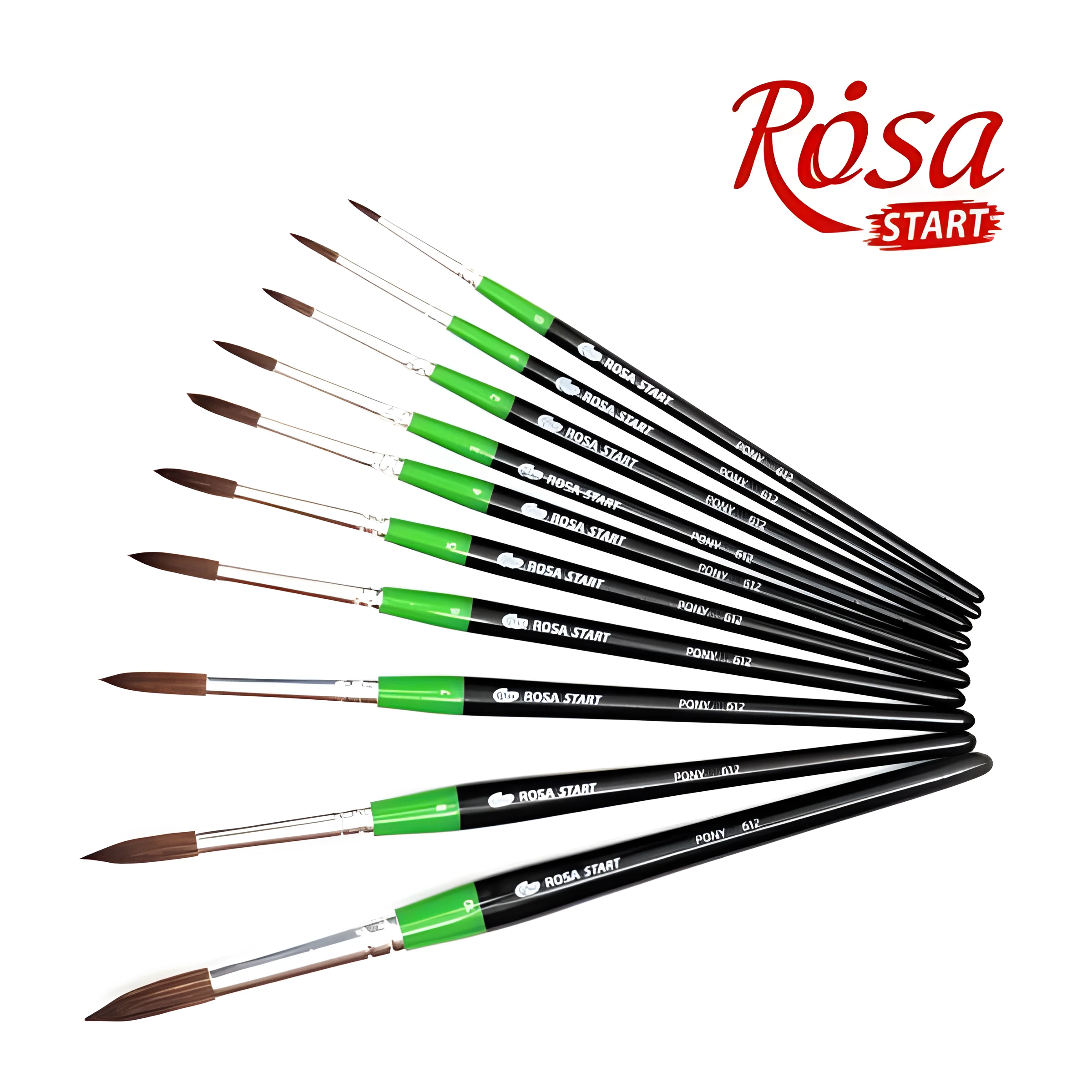 Поні кругла, 612, № 4, к.р. пензель ROSA START