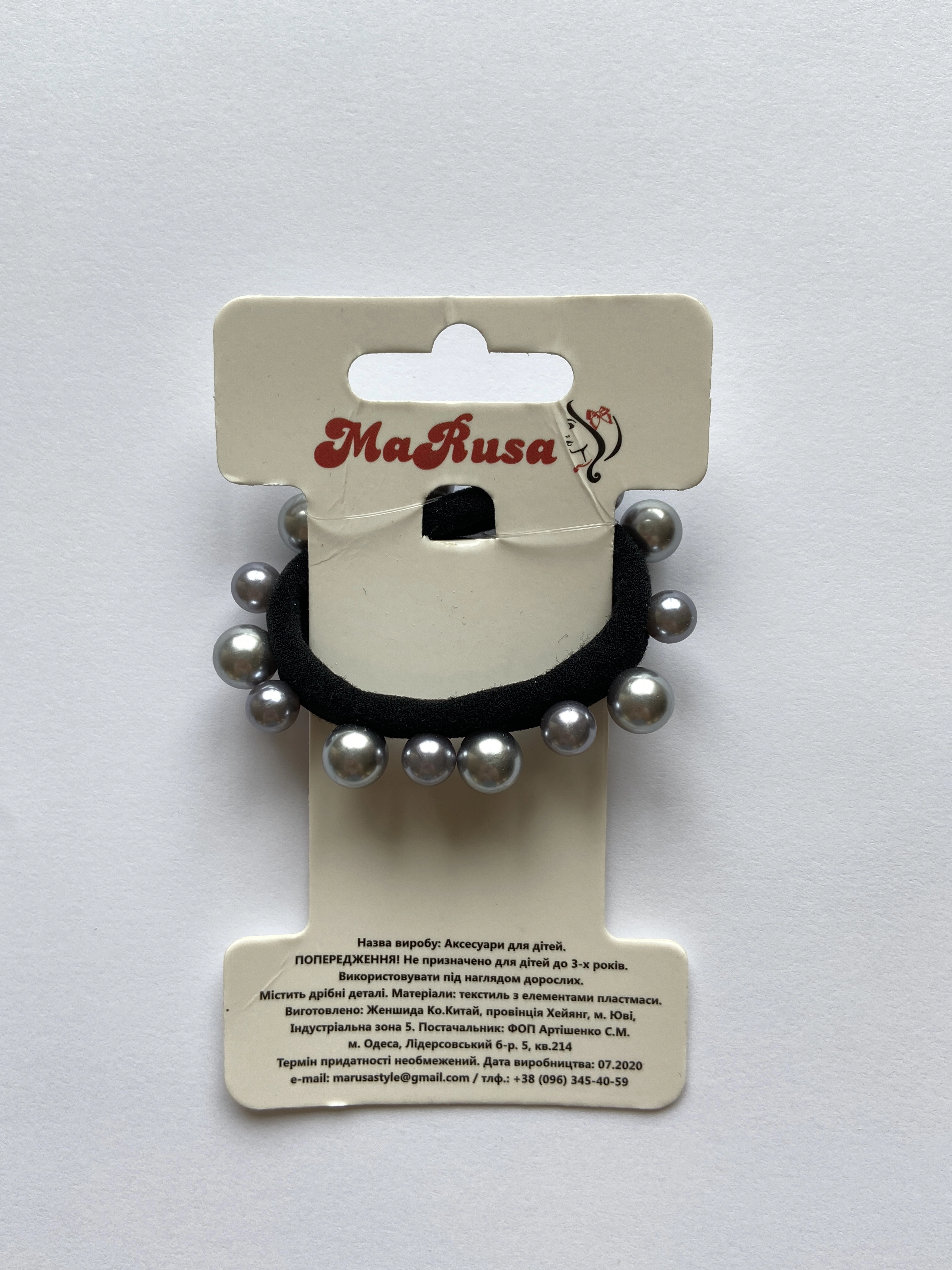 Резинка для волосся Перли — фото 2