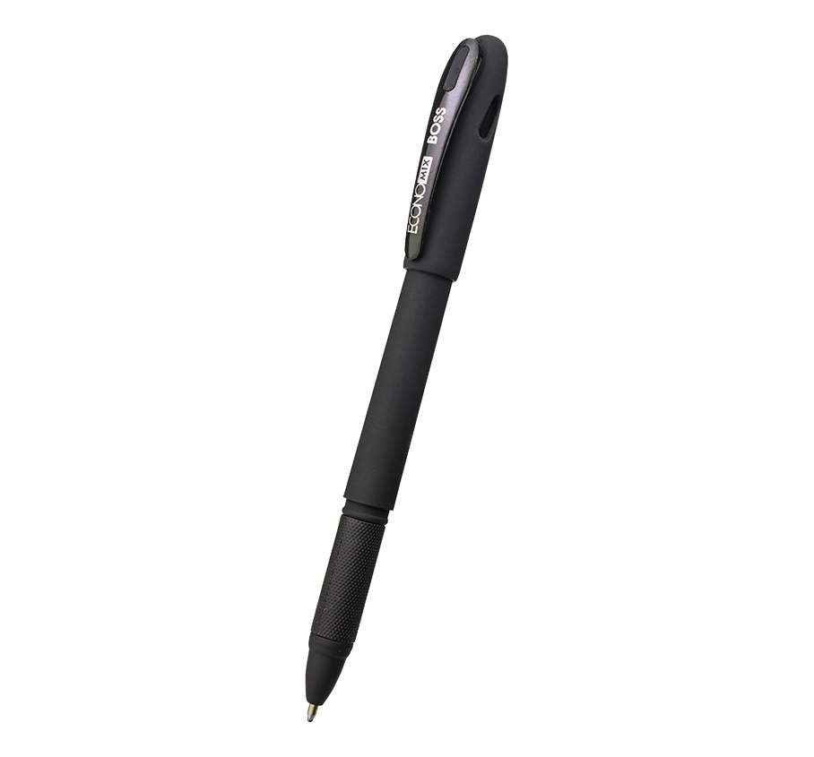 Ручка гелева Boss 11914 Economix чорна — фото 2