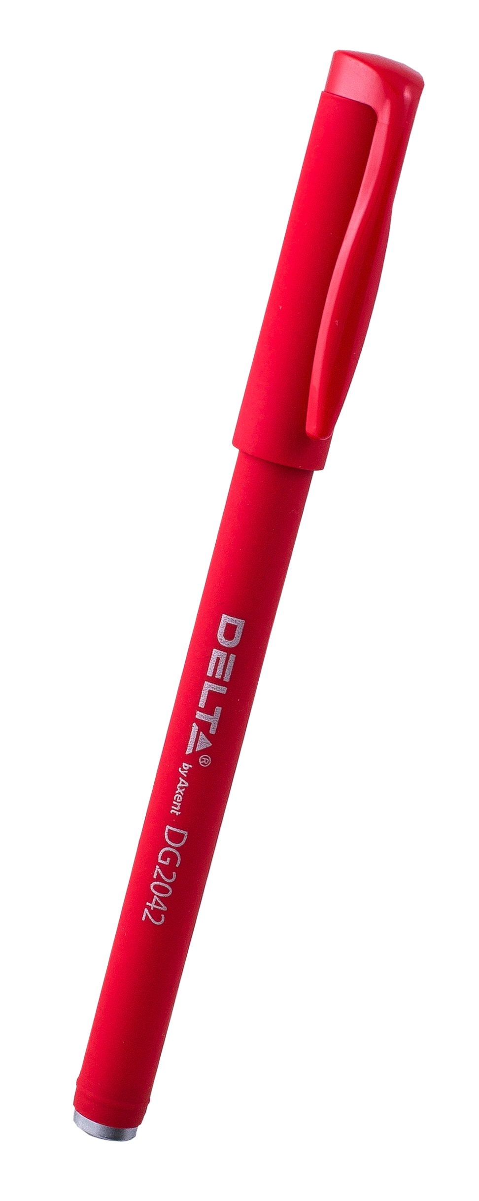 Ручка гелева DG 2042 Delta by Axent червона — фото 2