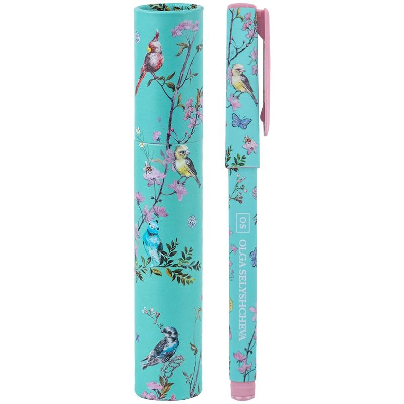 Ручка кулькова Axent OS Spring синя — фото 3