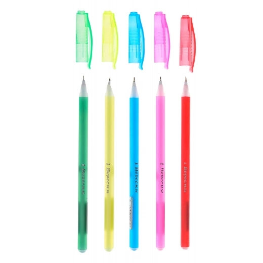 Ручка масляна Dfine синя 0.6мм — фото 2