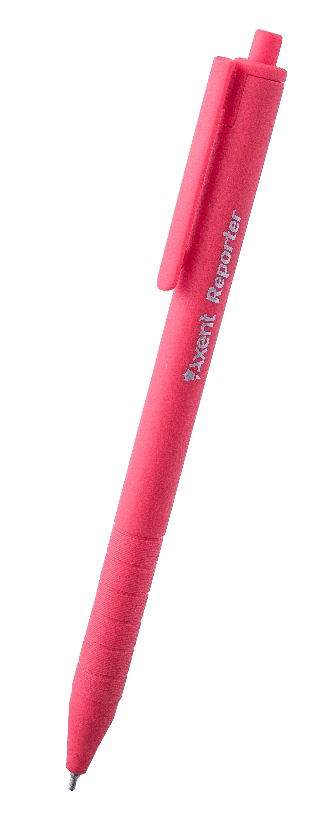 Ручка масляна автомат REPORTER AB1065 червона — фото 2