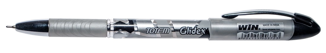 Ручка масляна Glidex Win чорна 0,7мм — фото 2